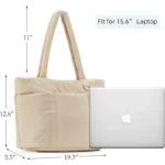 Hot Sale Puffer Tote Bag Quilted Puffy Handbag Lightweight Winter Down Cotton Padded Shoulder Bag Large Capacity Puffer Bag - Image 6