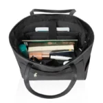 Customized Large Capacity High Quality Black Classic Fashion Shopping Bag Travel Shoulder Tote Bag Women's Handbags for Work - Image 2