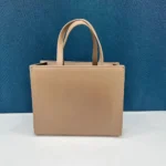 European and American Trendy Women's Tote Bag Custom logo Outdoor Shopping Working PU Handbag - Image 2