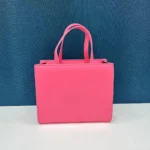 European and American Trendy Women's Tote Bag Custom logo Outdoor Shopping Working PU Handbag - Image 6