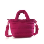 Custom Women's Nylon Shoulder Handbag Quilted Puffy Purse with Adjustable Strap and Zipper Closure Lining Polyester - Image 5